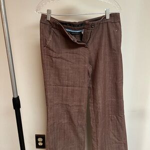 Women’s Size 4 - Chocolate Brown Chinos dress pants - wide leg